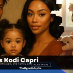 Digital painting of rapper Lil Baby with Jayda Cheaves and their daughter Kodi Capri, depicted as a warm family portrait in an artistic, realistic style.