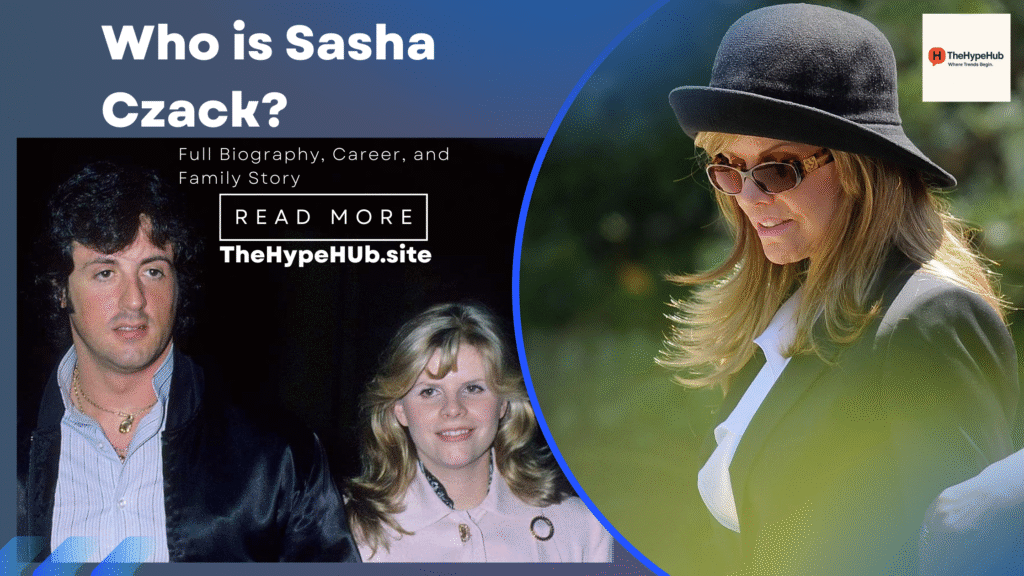 Sasha Czack with Sylvester Stallone during their marriage in the 1970